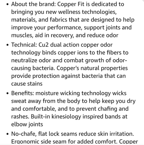 Men's Copper Fit Quarter Zip Shirt - Picture 11 of 13